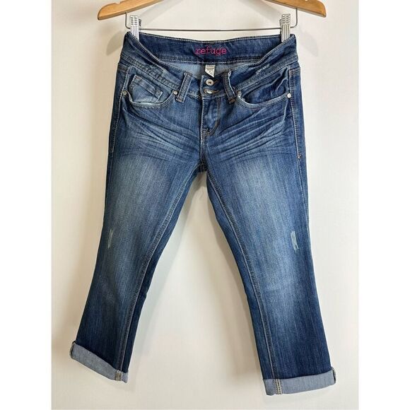 Denim capri jeans - Picture 1 of 5